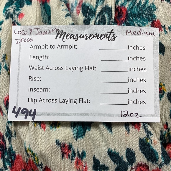 Coco & Jamison Printed Halter Maxi Dress with Open Back - Medium - Picture 13 of 13